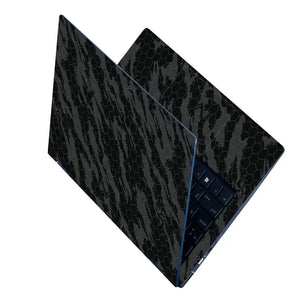 Camouflage Black Halftone Laptop Skin - View 2