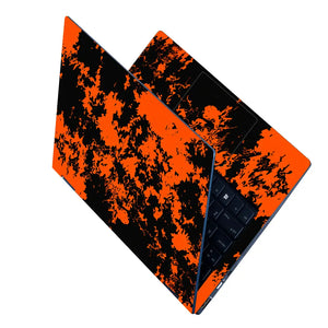 Camouflage Blaze Orange Laptop Skin - View 2