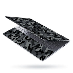 Camouflage Charcoal Urban Laptop Skin - View 3