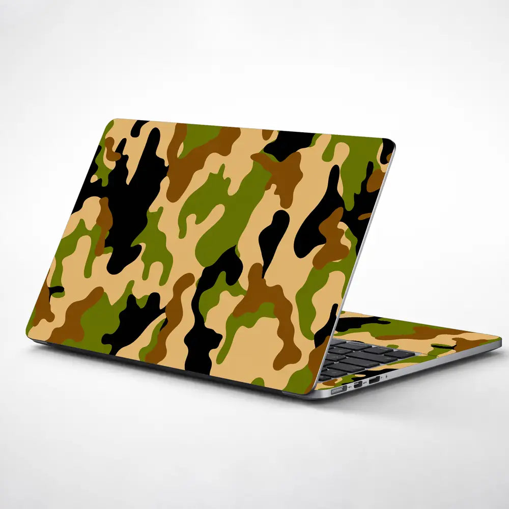 Camouflage Classic Woodland Laptop Skin - View 1
