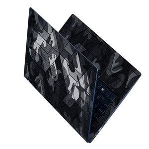 Camouflage Dark Geometric Hex Laptop Skin - View 2