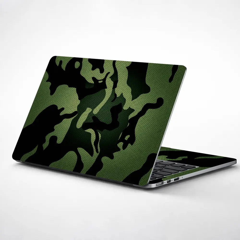 Camouflage Deep Forest Laptop Skin - View 1
