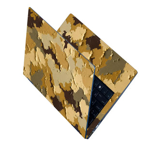 Camouflage Desert Sand Textured Laptop Skin - View 2