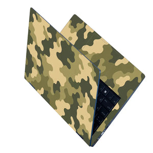 Camouflage Khaki Tan Laptop Skin - View 2