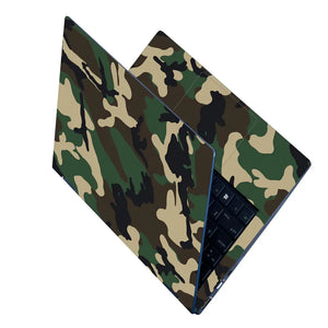 Camouflage M81 Woodland Laptop Skin - View 2