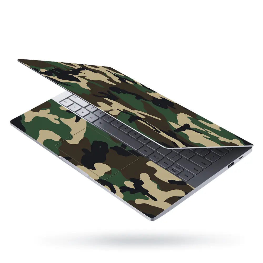 Camouflage M81 Woodland Laptop Skin - View 3