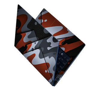 Camouflage Rust Grey 3D Laptop Skin - View 2