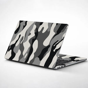Camouflage Silver Urban Laptop Skin - View 1