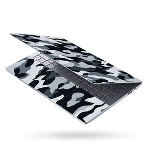 Camouflage Snow Urban Laptop Skin - View 3