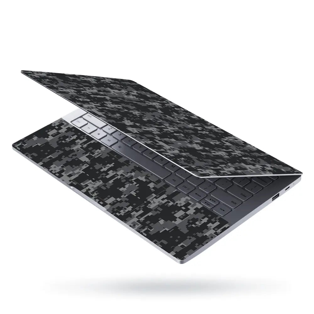 Camouflage Urban Grey Digital Laptop Skin - View 3