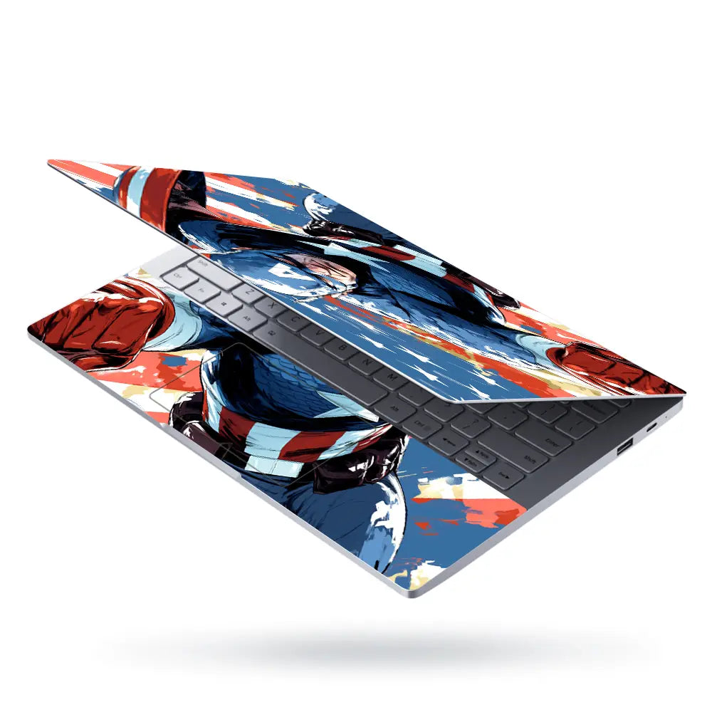 Captain America Heroic Laptop Skin - View 3
