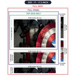 Captain Half View Laptop Skin - View 9