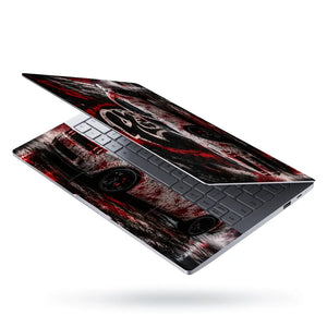 Cars Dodge Challenger Hellcat Blood Laptop Skin - View 3