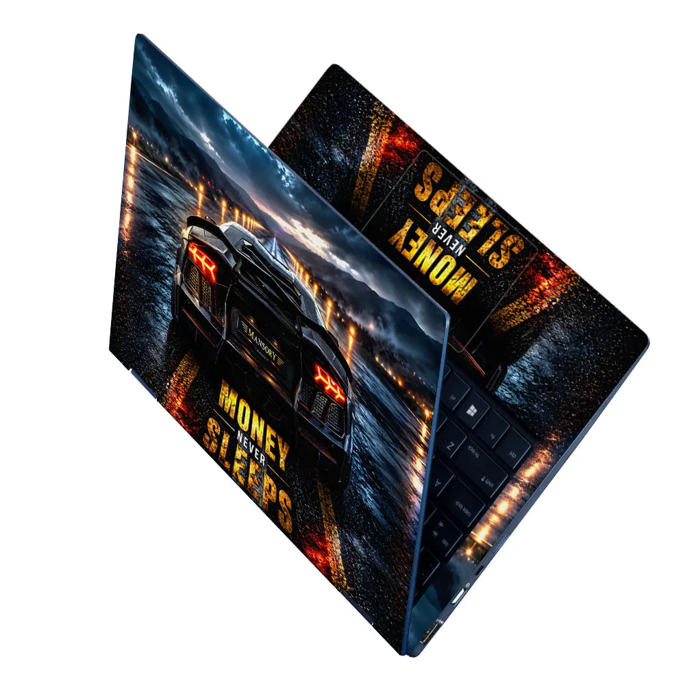 Cars Lamborghini Mansory Money Never Sleeps Laptop Skin - View 2