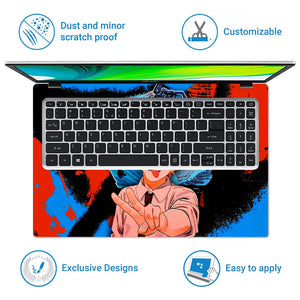 Chainsaw Man Anime Design Laptop Skin - View 5
