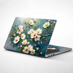 Cherry Blossom Oil Painting Laptop Skin - View 1