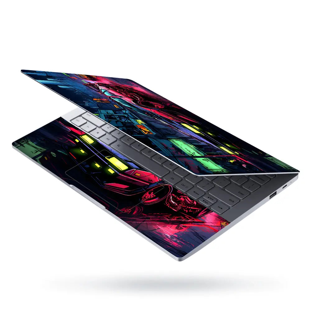City Car Drift Ride Laptop Skin - View 3