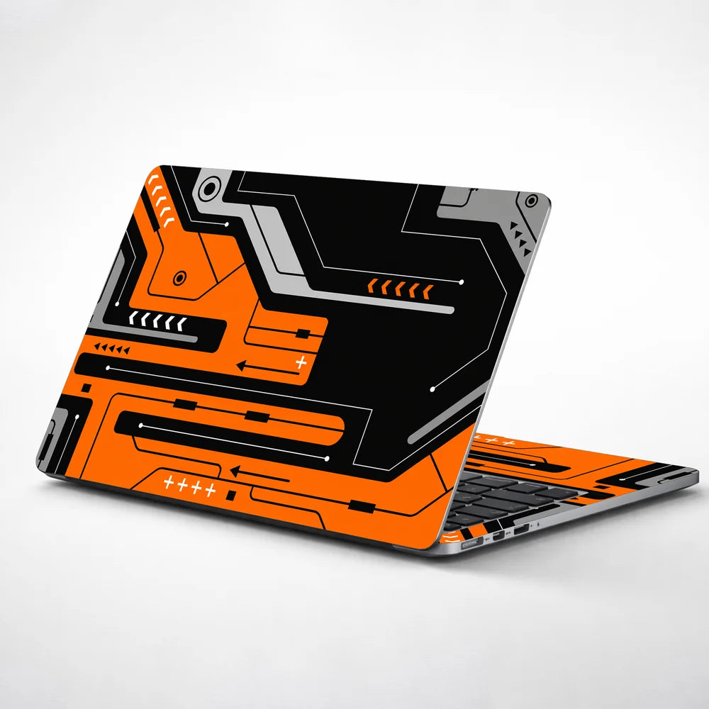 Cyberpunk Circuit Board Wallpaper Laptop Skin - View 1