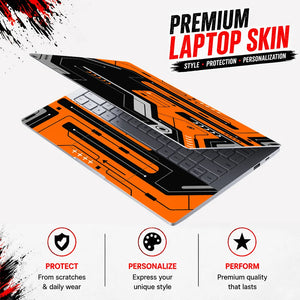 Cyberpunk Circuit Board Wallpaper Laptop Skin - View 3
