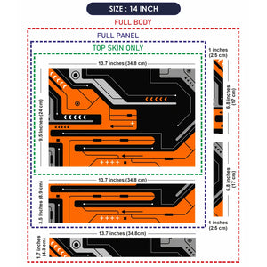 Cyberpunk Circuit Board Wallpaper Laptop Skin - View 7