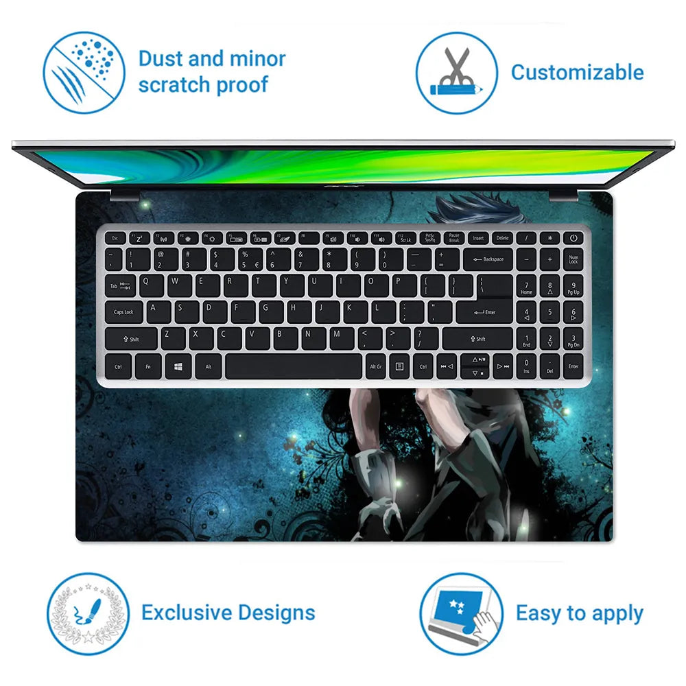 Dark Anime Laptop Skin - View 5