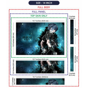 Dark Anime Laptop Skin - View 7