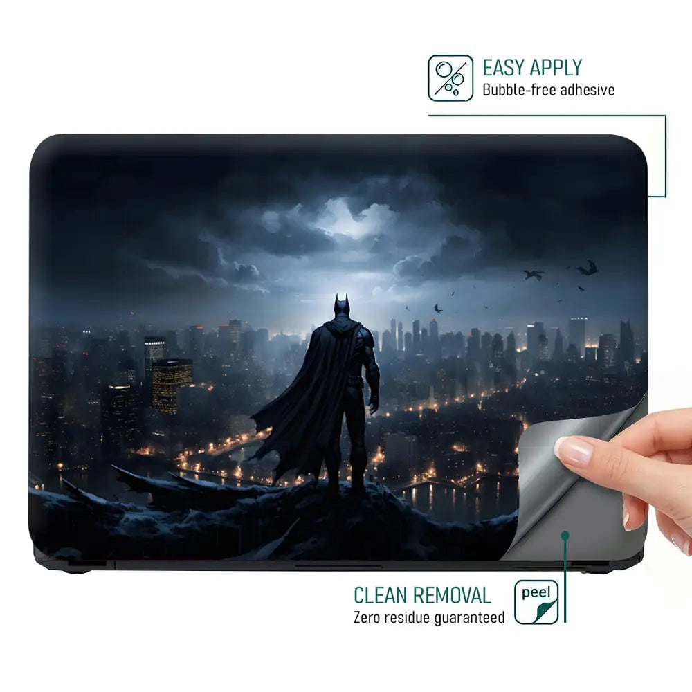 Dark Night Bats Laptop Skin - View 4