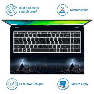 Dark Night Bats Laptop Skin - View 5