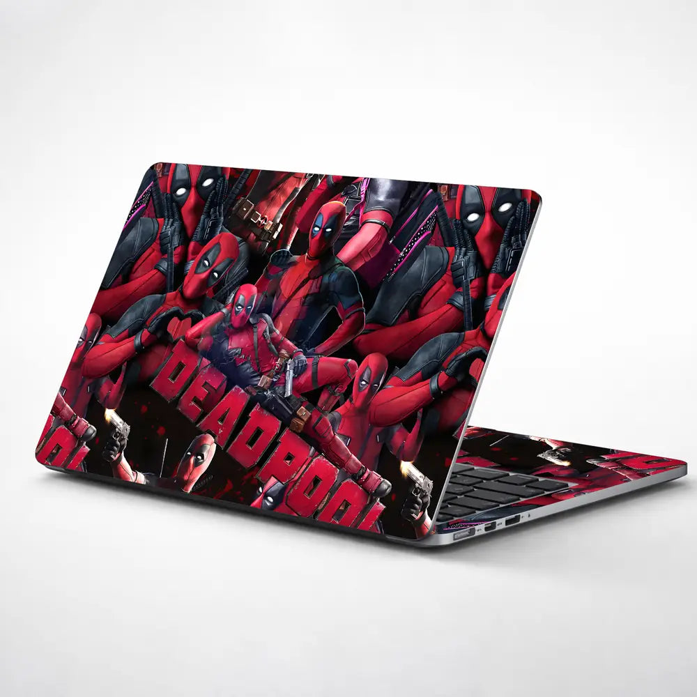 Deadpool Multiverse Madness Laptop Skin - View 1