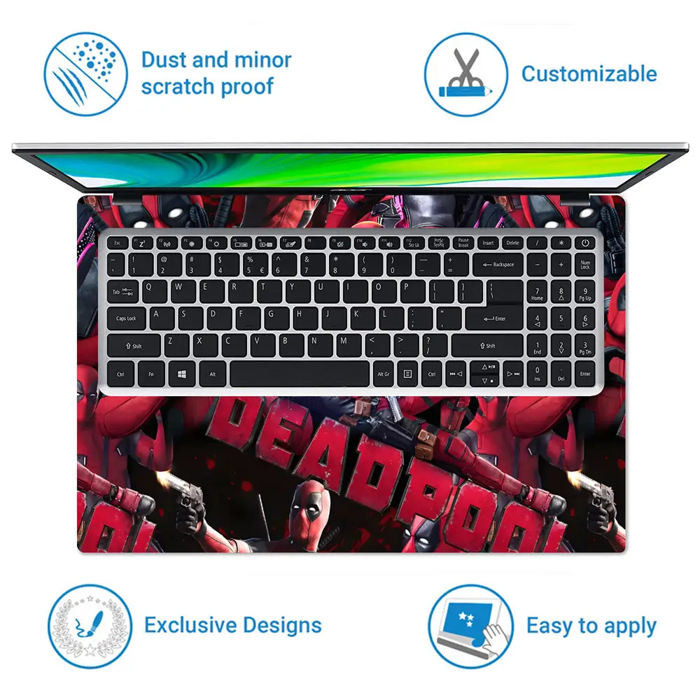 Deadpool Multiverse Madness Laptop Skin - View 5