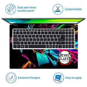 Demon Slayer Anime Laptop Skin - View 5