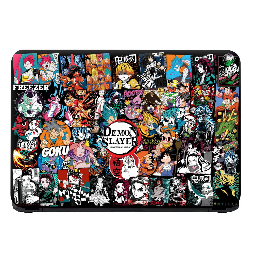 Demon Slayer Collage Laptop Skin - View 4