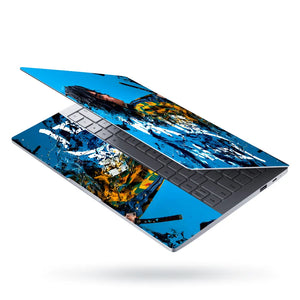 Demon Slayer Ink Splash Dissolve Laptop Skin - View 3