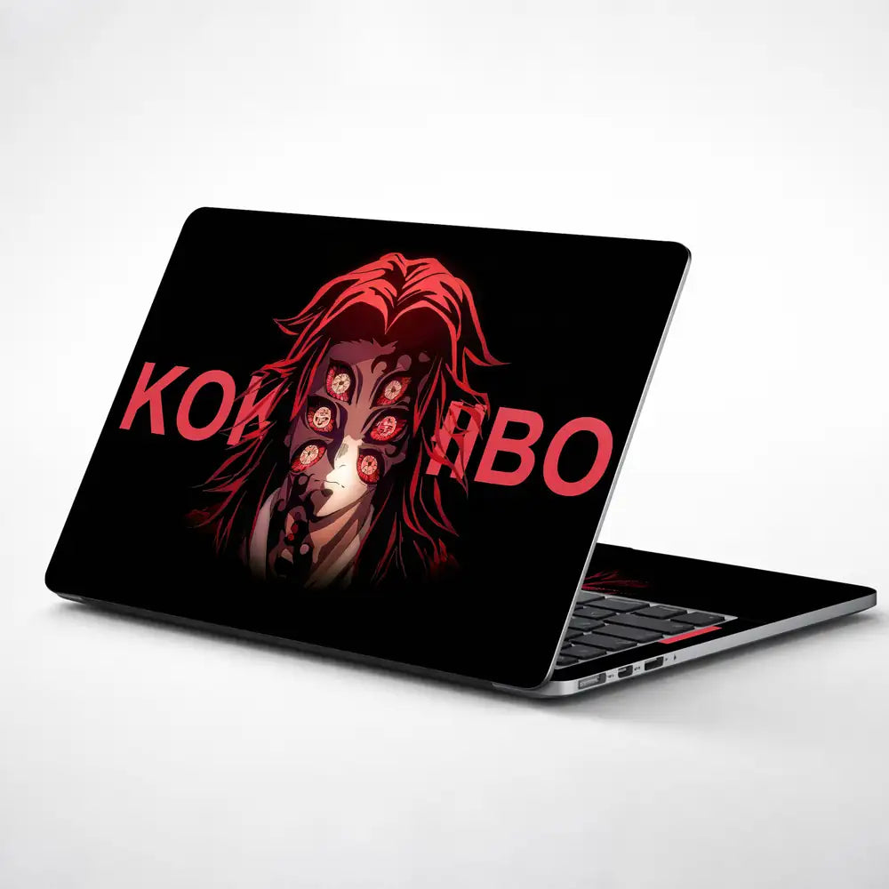 Demon Slayer Kokushibo Six Eyes Laptop Skin - View 1