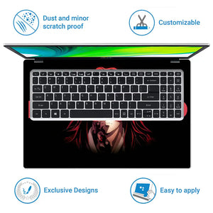 Demon Slayer Kokushibo Six Eyes Laptop Skin - View 5