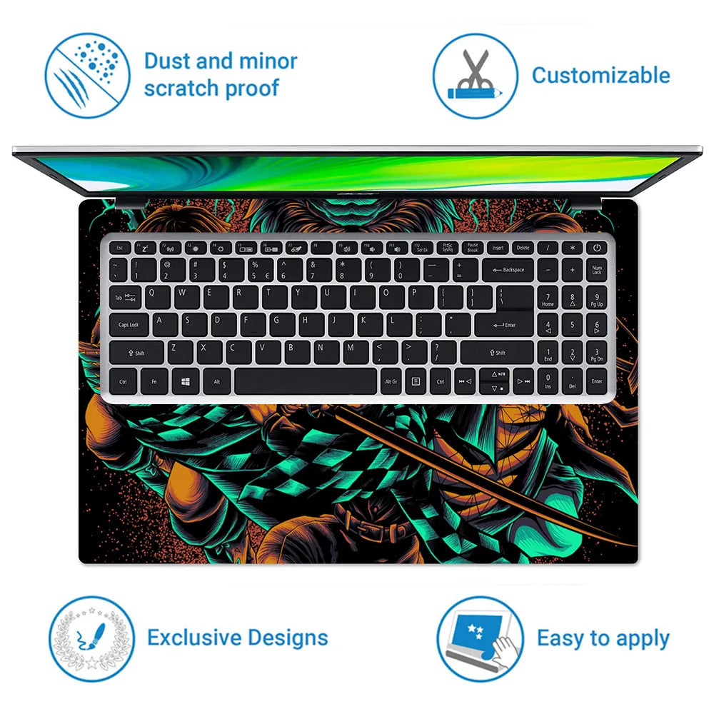 Demon slayer Laptop Skin - View 5