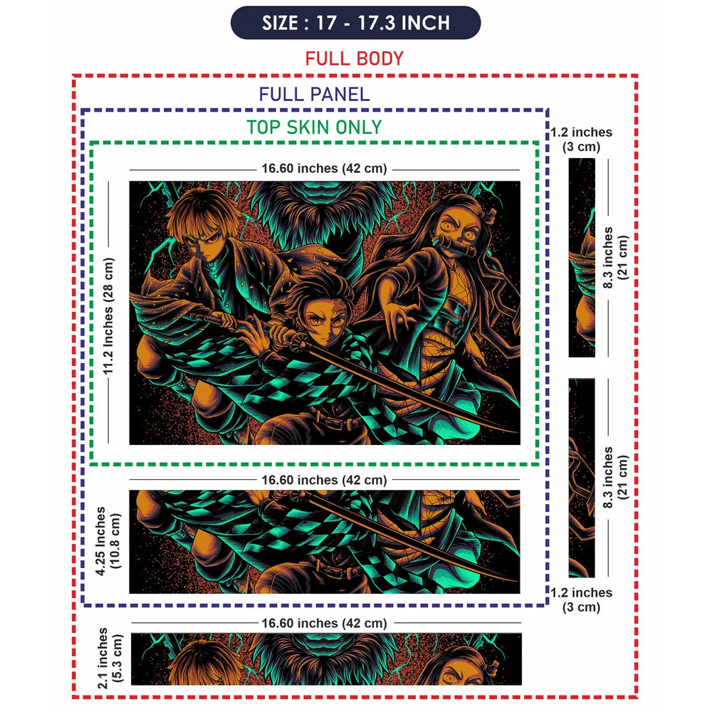 Demon slayer Laptop Skin - View 9