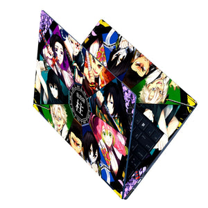 Demon Slayer Rengoku Fire Pillar Art Laptop Skin - View 2