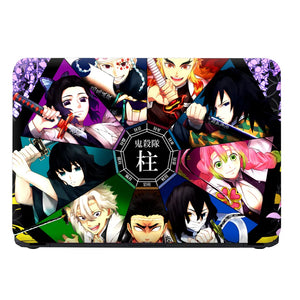 Demon Slayer Rengoku Fire Pillar Art Laptop Skin - View 4