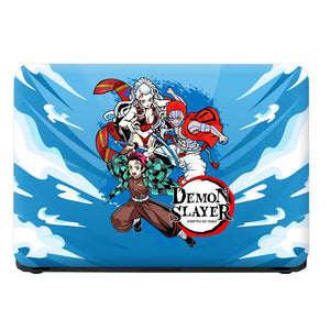 Demon Slayer Trio in Sky Laptop Skin - View 4