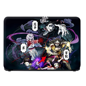 Demon Slayer Upper Rank Demon Vortex Laptop Skin - View 4