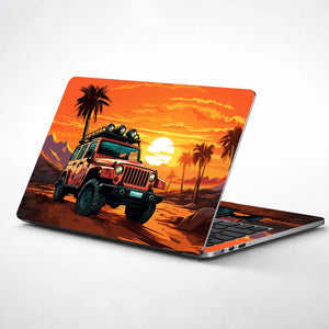 Desert Offroad Jeep Laptop Skin - View 1