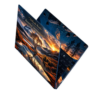 Difficult Roads Lone Tree Laptop Skin - View 2