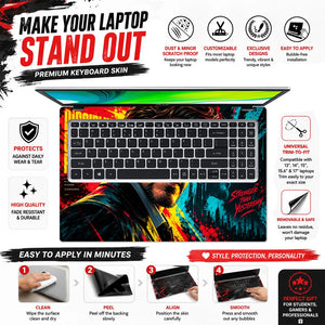 Discipline Creates Freedom Laptop Skin - View 5