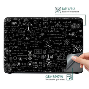 Doodle Science Chalkboard Formulas Laptop Skin - View 4