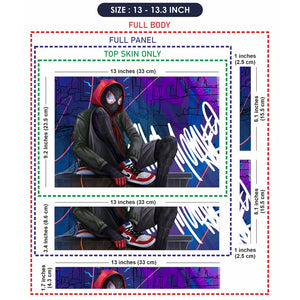 Universal Laptop Skin - Spider Hoodie Shoe Lace