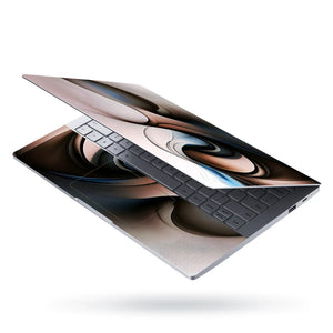 Laptop Skin - Fluid Abstract Waves Soft Tones