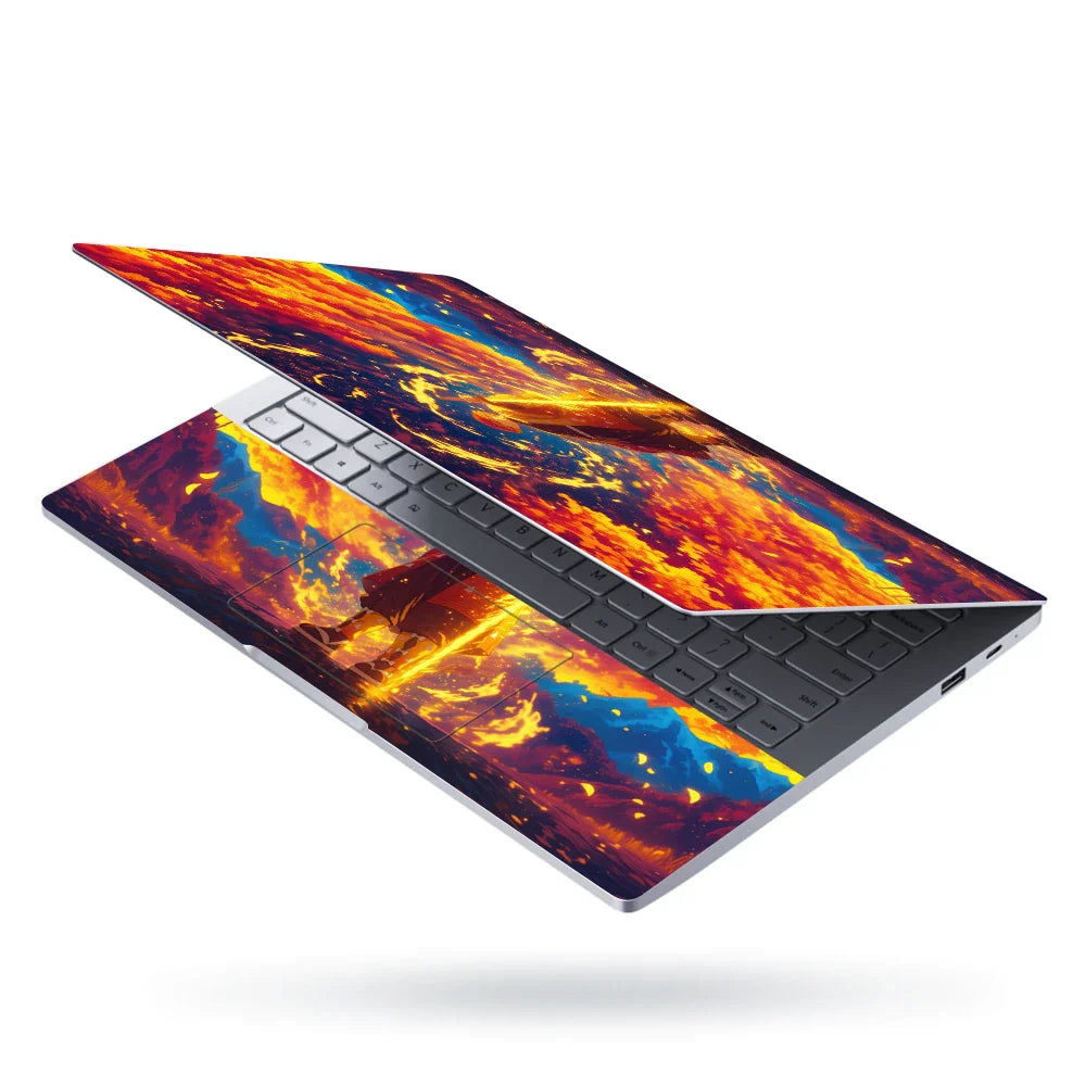 Universal Laptop Skin - Zenitsu in Sunset