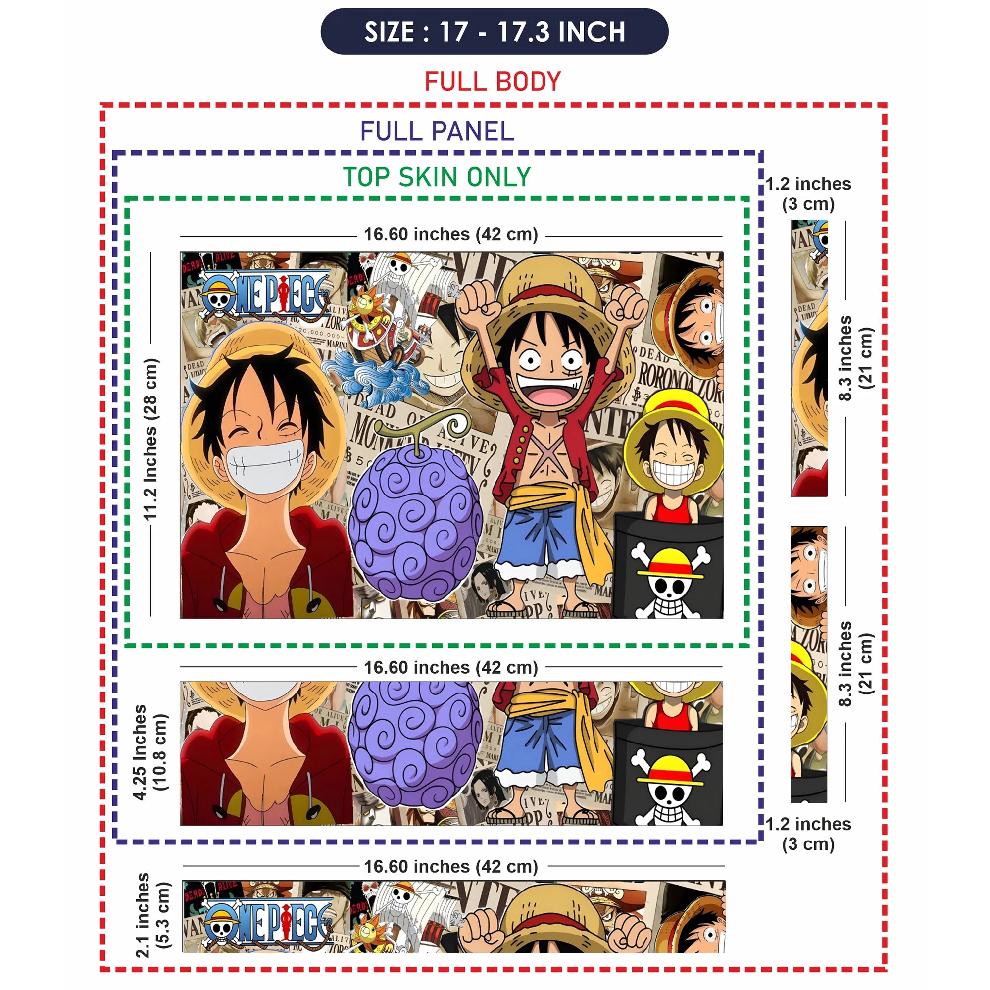 Laptop Skin - Vibrant Anime Pirate Adventure Cheerful Mood