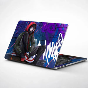 Universal Laptop Skin - Spider Hoodie Shoe Lace